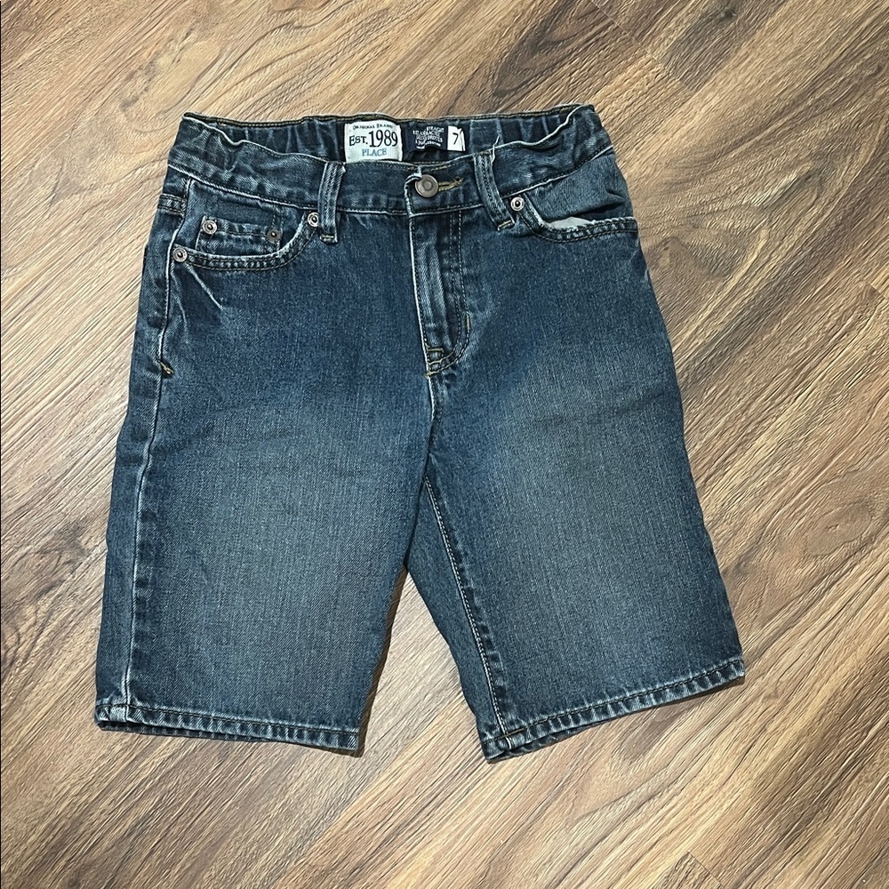 The Children's Place Dark Blue Denim Shorts